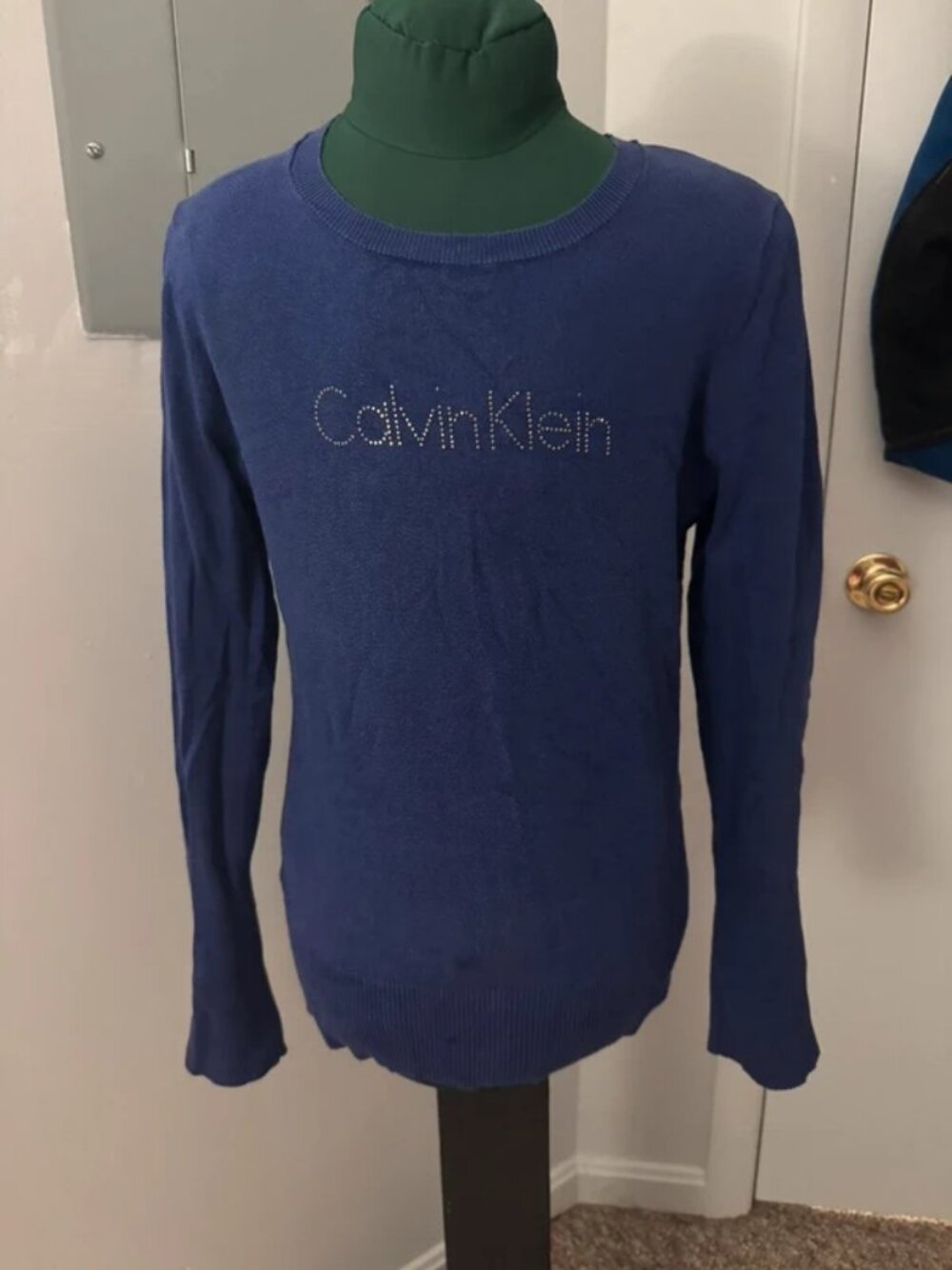 Blue Cotton Sweater